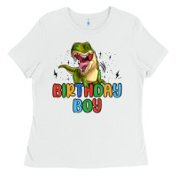 White birthday boy Ladies Tee - MaliasSmallBusiness