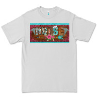 Dove Grey western nurse with medical  symbol caduceus and arrow license plate te Premium Tee - BarkalooDesign