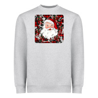 Heather Grey santa christmas coaster Heavyweight Sweatshirt - JahusDesignShop