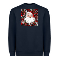 Navy santa christmas coaster Heavyweight Sweatshirt - JahusDesignShop