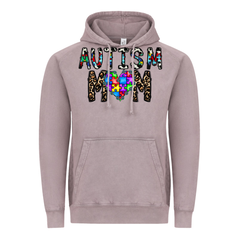 Autism Mom Vintage Hoodie by CowhideDigitalArt | Teevron