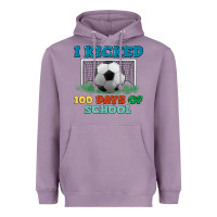 Lavender i kicked 100 days of school Heavyweight Hoodie - LillyAllenDesigns