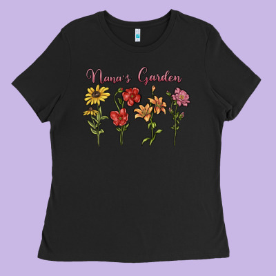 Ladies Tee nana's garden