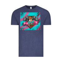 Vintage Denim racing pink tumbler Vintage Tee - AdoDesignShop