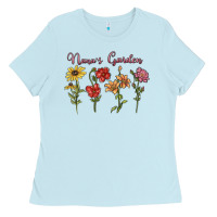 Baby Blue nana's garden Ladies Tee - MaliasSmallBusiness