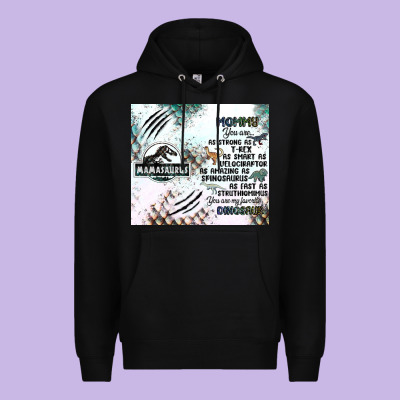 Don't Mess With Mamasaurus Premium Hoodie Designed By Jahusdesignshop