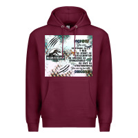 Burgundy don't mess with mamasaurus Premium Hoodie - JahusDesignShop