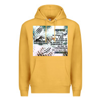 Mustard don't mess with mamasaurus Premium Hoodie - JahusDesignShop