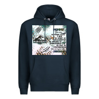 Navy don't mess with mamasaurus Premium Hoodie - JahusDesignShop