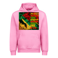 Fuchsia Pink juneteenth 1865 because my ancestors werent free in 1776 tumbler Urban Hoodie - CowGirlArtShop