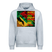 Heather Grey juneteenth 1865 because my ancestors werent free in 1776 tumbler Urban Hoodie - CowGirlArtShop