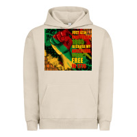 Pigment French Oak juneteenth 1865 because my ancestors werent free in 1776 tumbler Urban Hoodie - CowGirlArtShop
