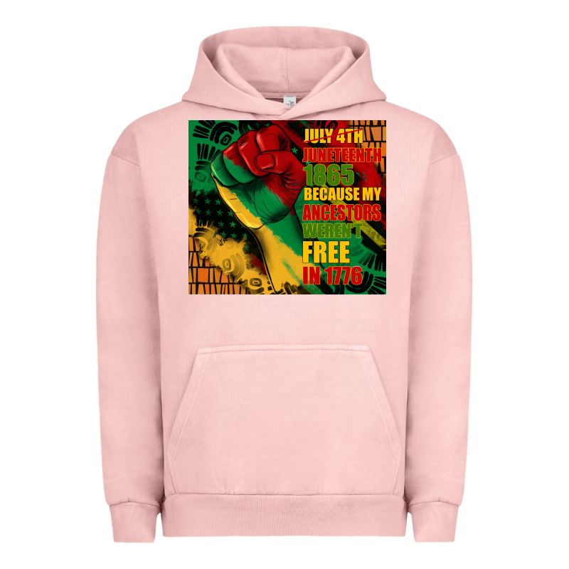 Juneteenth 1865 Because My Ancestors Werent Free In 1776 Tumbler Urban Hoodie by CowGirlArtShop | Teevron