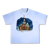 Grape Ice Christmas church and snow Urban Heavy Tee - AdoDesignShop