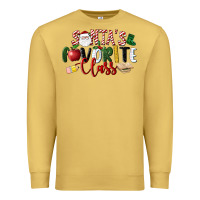 Antique Gold Santa's Favorite Class Christmas Premium Sweatshirt - LillyAllenDesigns