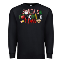 Black Santa's Favorite Class Christmas Premium Sweatshirt - LillyAllenDesigns