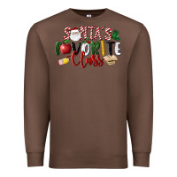 Chestnut Santa's Favorite Class Christmas Premium Sweatshirt - LillyAllenDesigns