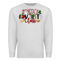 Dove Grey Santa's Favorite Class Christmas Premium Sweatshirt - LillyAllenDesigns