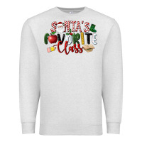 Oatmeal Heather Santa's Favorite Class Christmas Premium Sweatshirt - LillyAllenDesigns