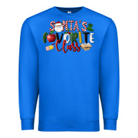 True Royal Santa's Favorite Class Christmas Premium Sweatshirt - LillyAllenDesigns