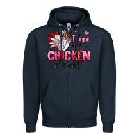 Navy i see you chicken out Zipper Hoodie - MaliasSmallBusiness