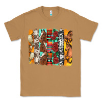 Toasted Coconut western horses roses and bullskulls wıth cowhide amd serape brushstro Classic Tee - Artiststas
