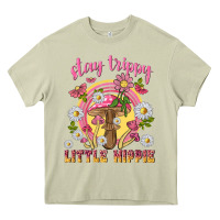 Mossy stay trippy little hippie tbw Heavy Core Tee - texasbilliewilder