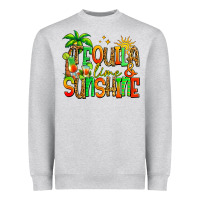 Heather Grey tequila lime and sunshine summer Heavyweight Sweatshirt - Jasminsmagicworld