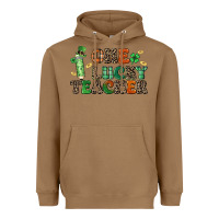 Toasted Coconut one lucky teacher Heavyweight Hoodie - LillyAllenDesigns