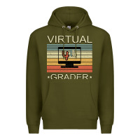 Army Green Virtual 4th Grader Premium Hoodie - Bettercallsaul