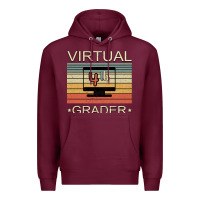 Burgundy Virtual 4th Grader Premium Hoodie - Bettercallsaul