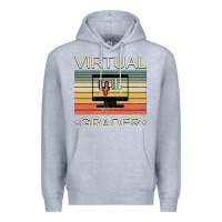Heather Grey Virtual 4th Grader Premium Hoodie - Bettercallsaul