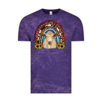 Cloud Purple charolais  rainbow Vintage Tee - JahusDesignShop