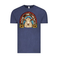 Vintage Denim charolais  rainbow Vintage Tee - JahusDesignShop