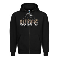 Black race wife Zipper Hoodie - MaliasSmallBusiness