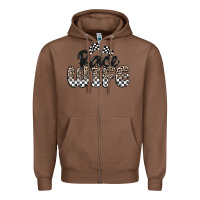 Chestnut race wife Zipper Hoodie - MaliasSmallBusiness