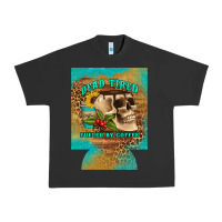 Pigment Black dead tired fueled by coffee 12 oz can cooler (regular) Urban Heavy Tee - Artiststas