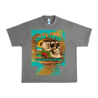 Tornado dead tired fueled by coffee 12 oz can cooler (regular) Urban Heavy Tee - Artiststas