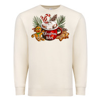 Sandshell christmas vibes hot cocoa Premium Sweatshirt - LillyAllenDesigns