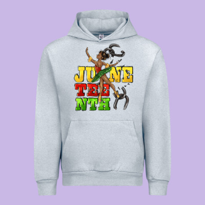 Juneteenth Urban Hoodie Designed By Cowgirlartshop