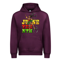 Mauve Wine juneteenth Urban Hoodie - CowGirlArtShop