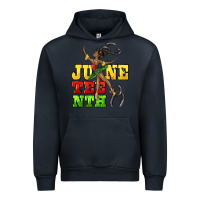 Navy juneteenth Urban Hoodie - CowGirlArtShop