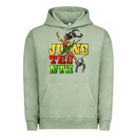 Pigment Oil Green juneteenth Urban Hoodie - CowGirlArtShop