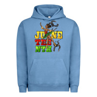 Pigment Pebble Blue juneteenth Urban Hoodie - CowGirlArtShop