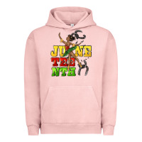 Pigment Salmon juneteenth Urban Hoodie - CowGirlArtShop