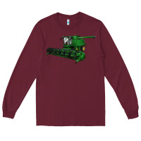Burgundy Harvester Long Sleeve Tee - LillyAllenDesigns