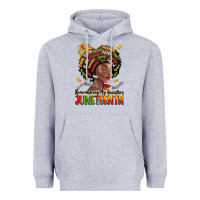 Heather Grey remembering my ancestors juneteenth Heavyweight Hoodie - LillyAllenDesigns