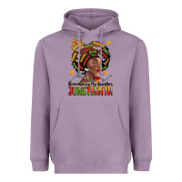 Lavender remembering my ancestors juneteenth Heavyweight Hoodie - LillyAllenDesigns