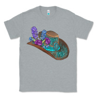 Heather Grey cowboy hat Classic Tee - AdoDesignShop