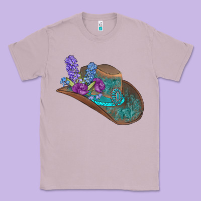 Cowboy Hat Classic Tee Designed By Adodesignshop